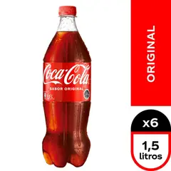 COCA COLA - 6x Bebida Original 1500cc