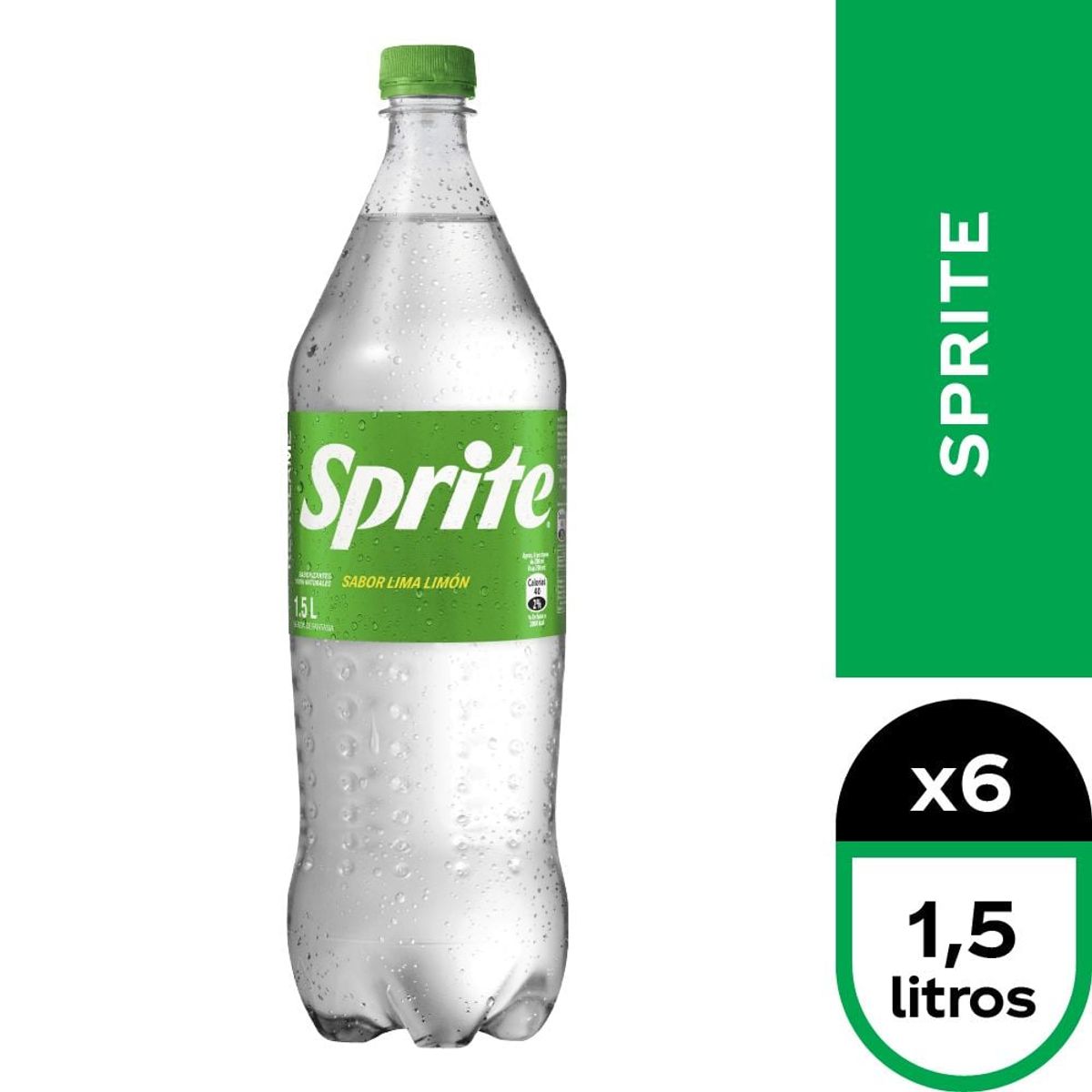 SPRITE - 6x Bebida Sprite Regular 1500cc