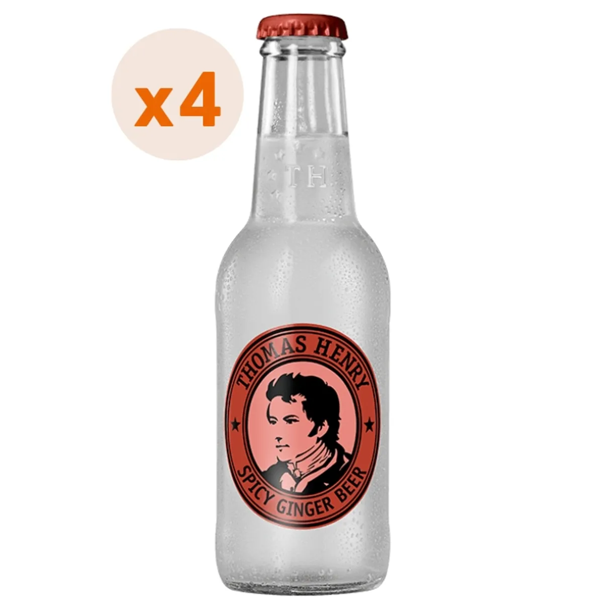 THOMAS HENRY - 4x Ginger Beer Thomas Henry 200cc