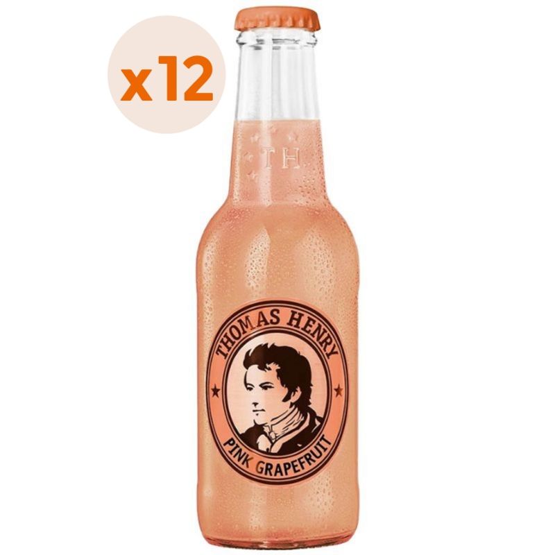 THOMAS HENRY - 12x Pink Grapefruit Thomas Henry 200cc
