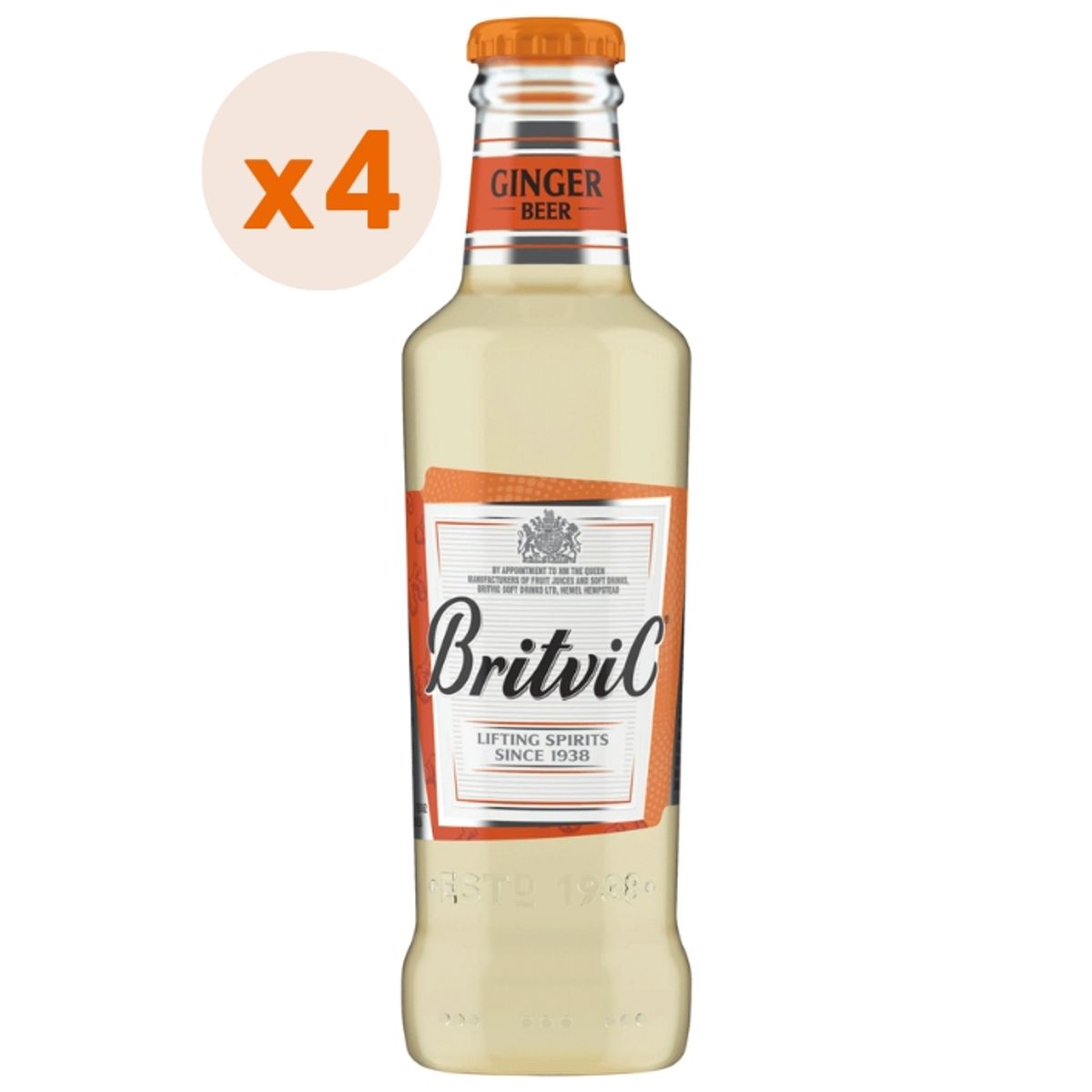 BRITVIC - 4x Ginger Beer Britvic 200cc