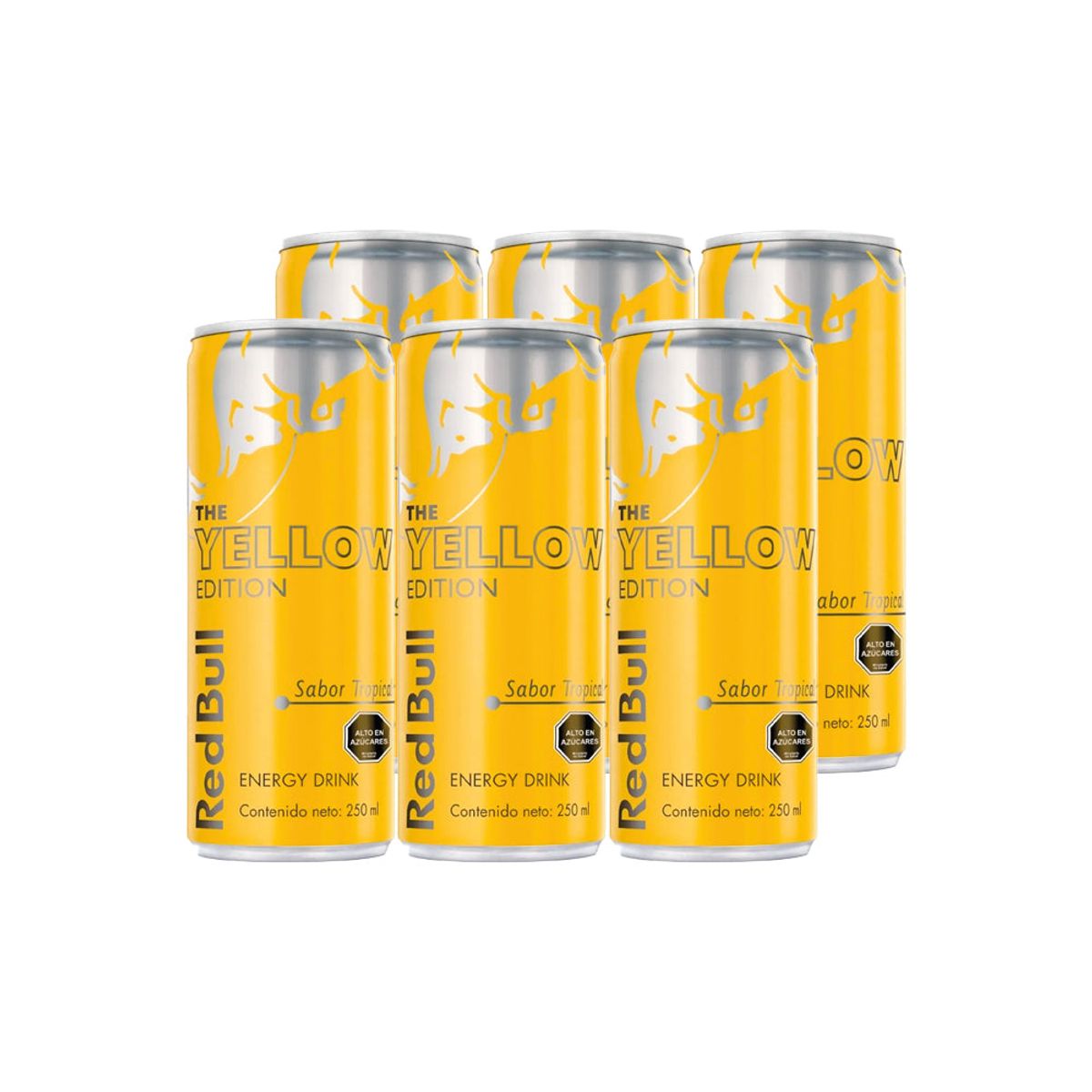 RED BULL - 6x Bebida Energética Red Bull Yellow Edition 250cc