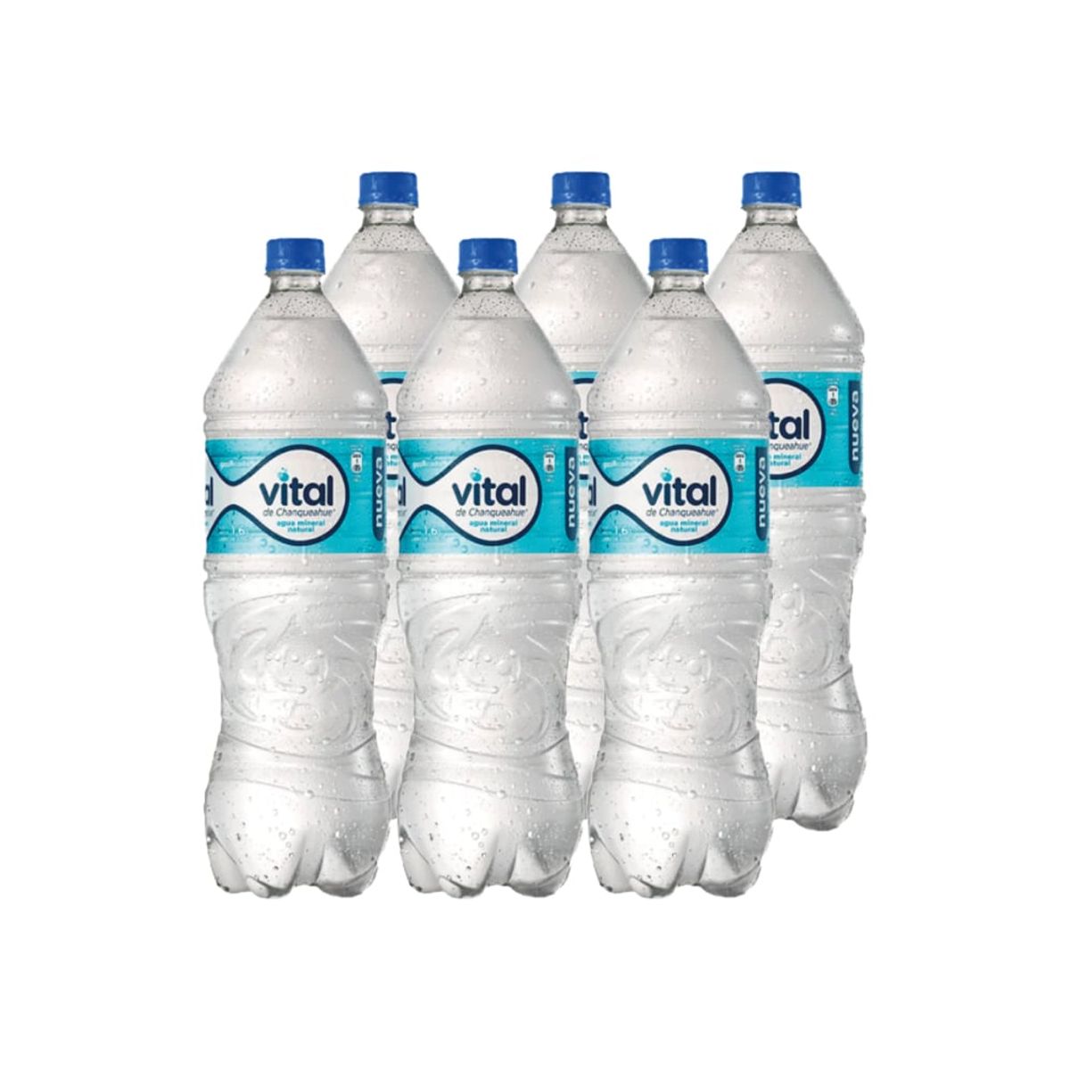 VITAL - 6x Agua Purificada Vital Con Gas 1600cc