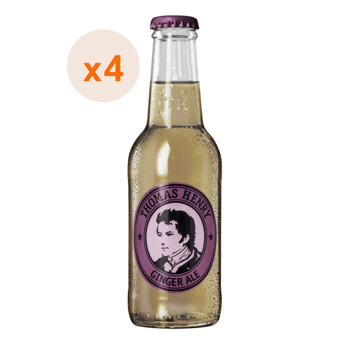 THOMAS HENRY - 4x Ginger Ale Thomas Henry 200cc