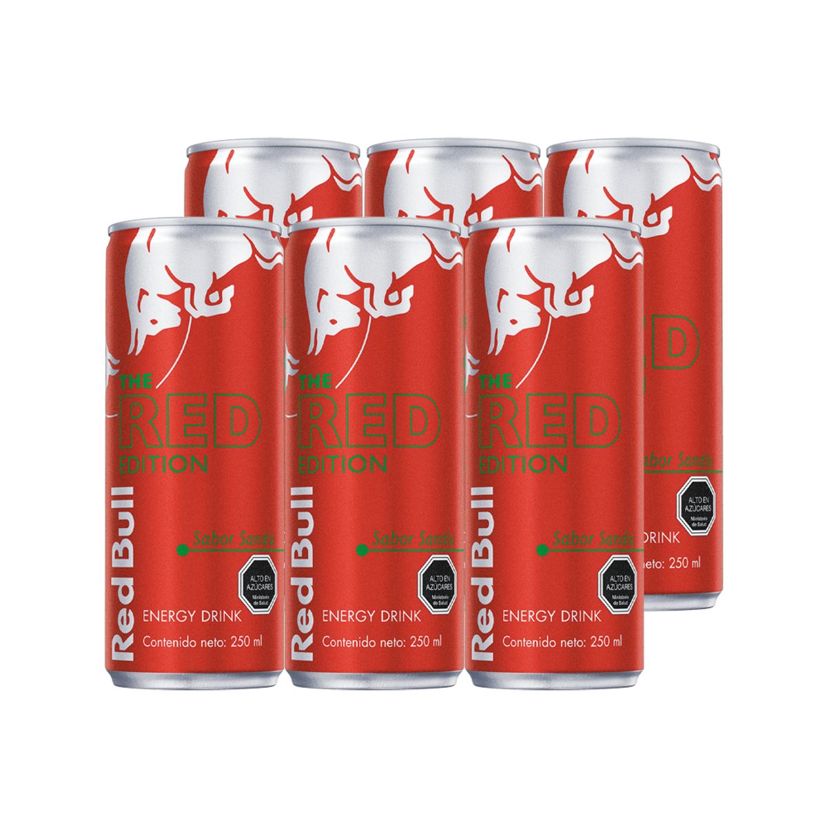 RED BULL - 6x Bebida Energética Red Bull Sandía 250cc
