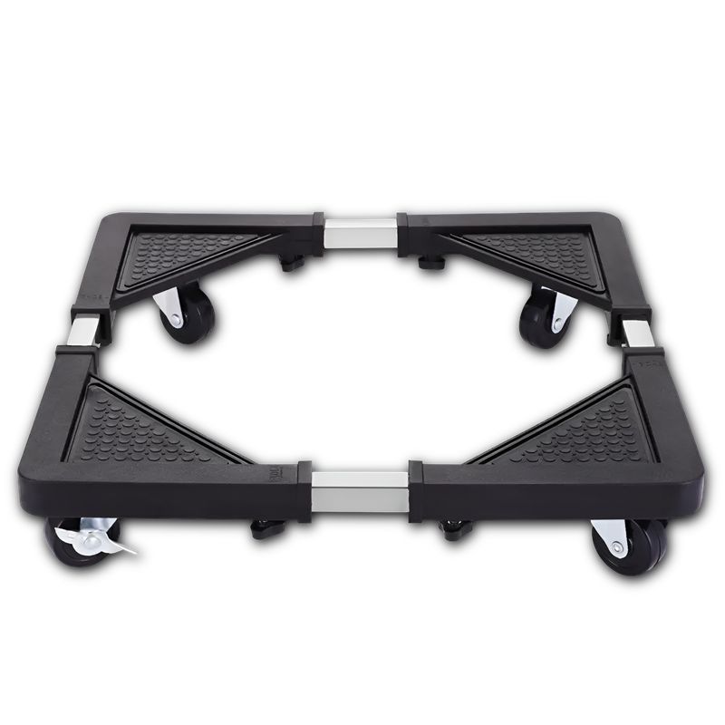 DBLUE - Base Ajustable Con Ruedas Para Macetero y Artefactos 31x31cm - Negro