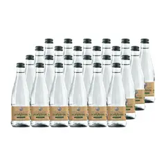 PORVENIR - 24x Agua Mineral Sin Gas Botella Vidrio 330cc