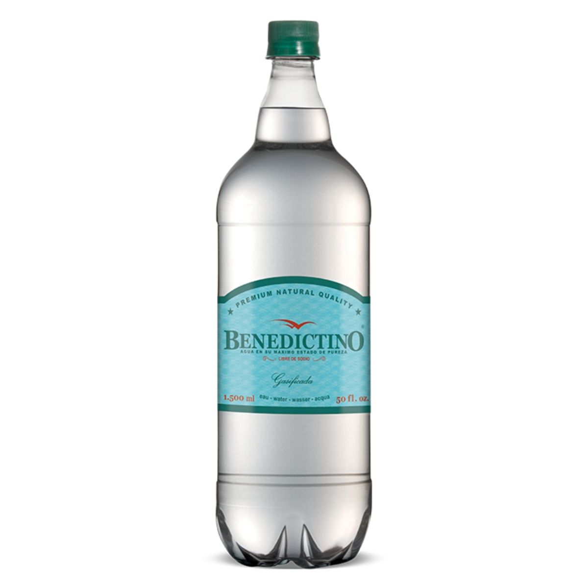 BENEDICTINO - Agua Purificada Benedictino Con Gas 2000cc