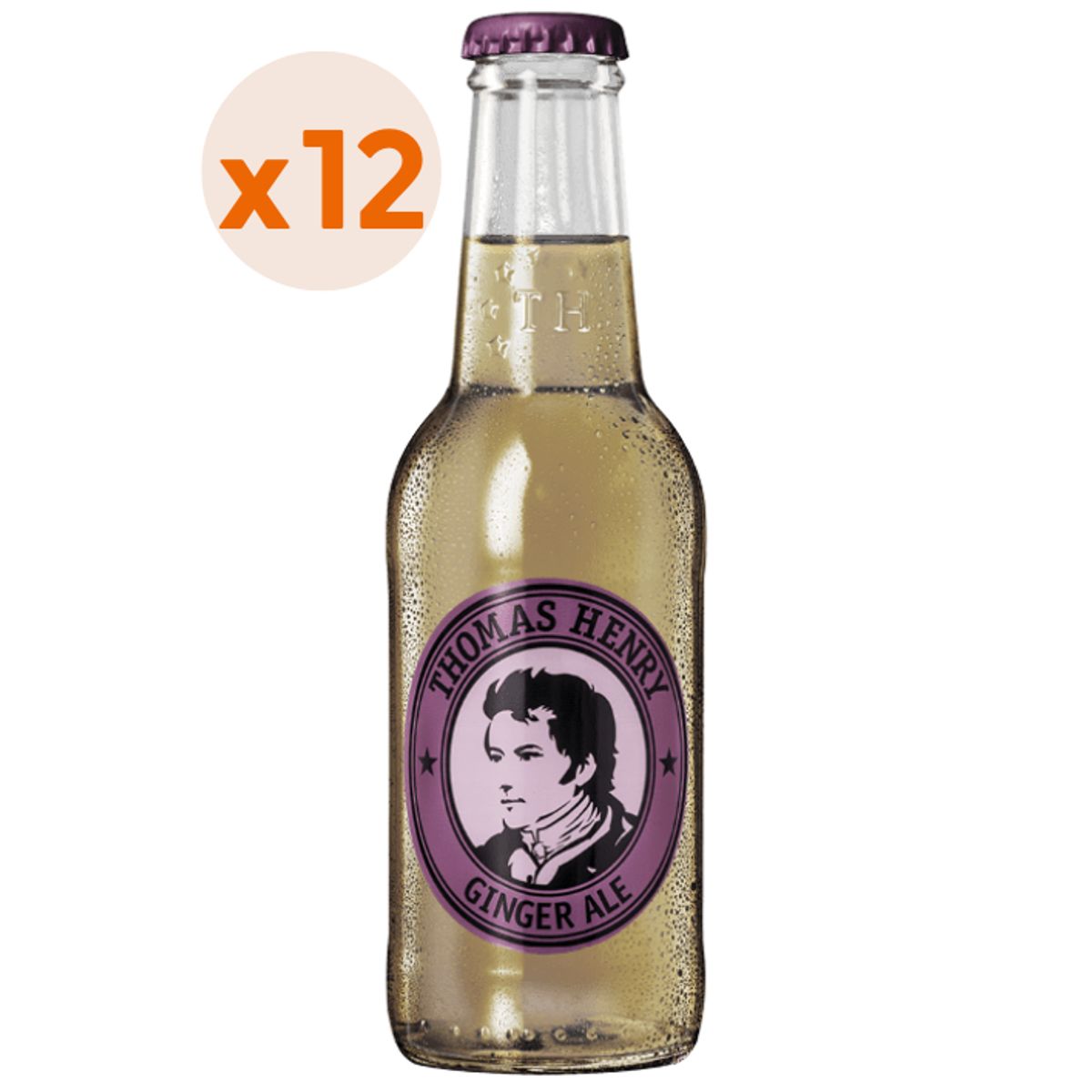 THOMAS HENRY - 12x Ginger Ale Thomas Henry 200cc