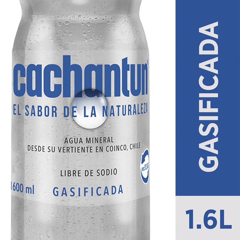 CCU - Agua Mineral Cachantun Con Gas 1600cc