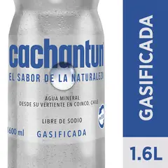 CCU - Agua Mineral Cachantun Con Gas 1600cc