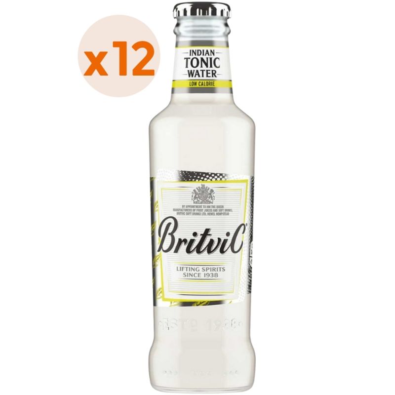BRITVIC - 12x Agua Tónica Britvic Low Calorie 200cc