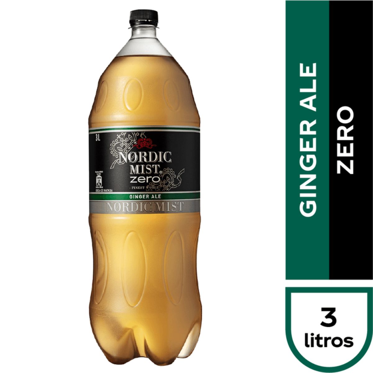 NORDIC - Bebida Nordic Mist Ginger Ale Zero 3000cc