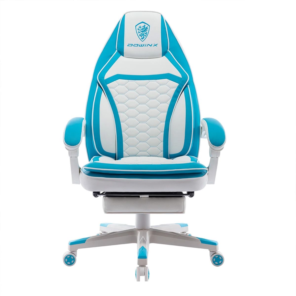 GENERICO - Silla Gamer Dowinx Color Azul y Blanco Modelo LS-TH