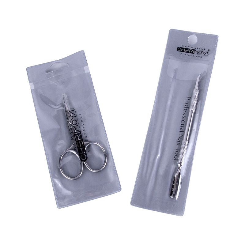 CHERIMOYA - KIT TIJERA MANICURE RUSA Y REPUJADOR PROFESIONAL