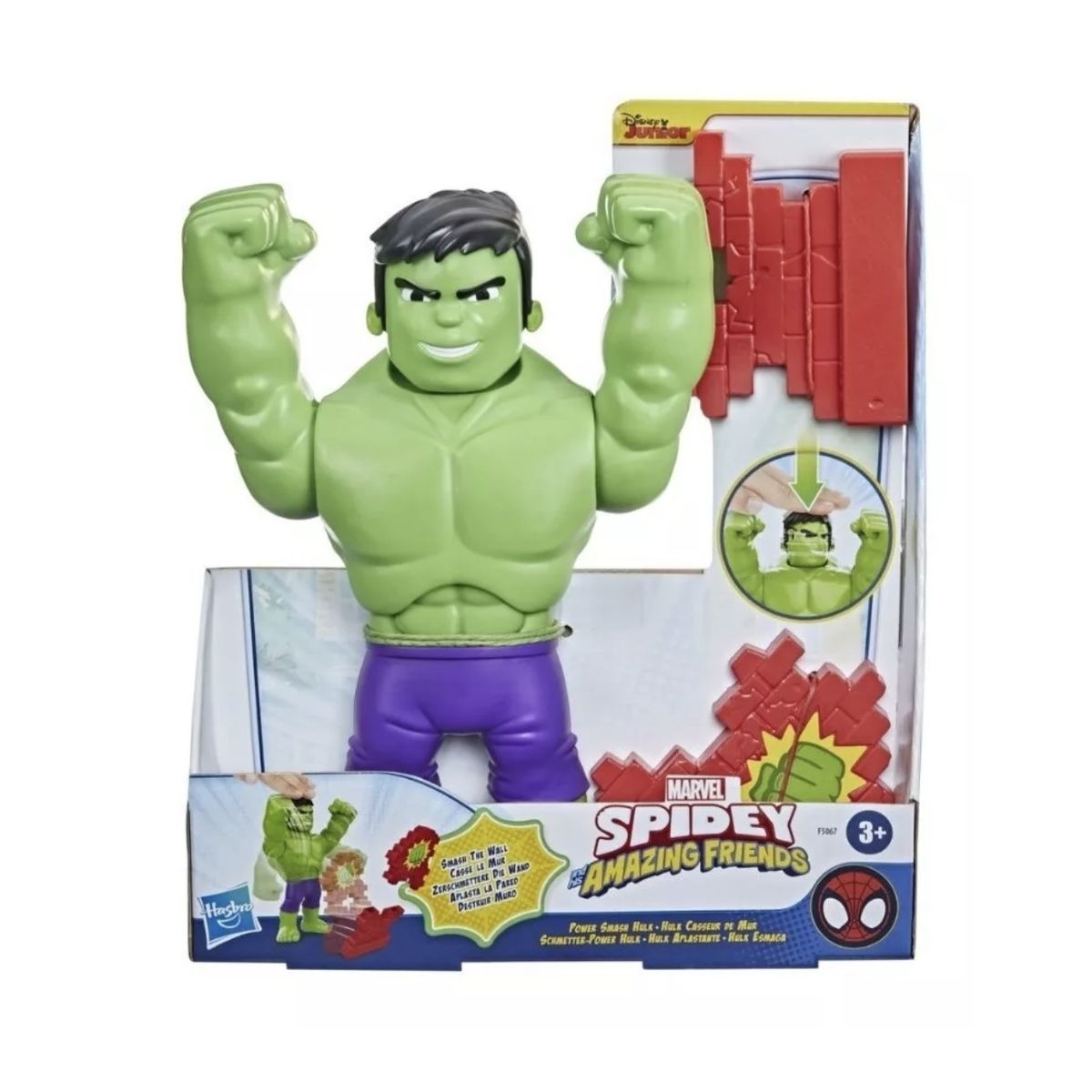 MARVEL - Figura Hulk Aplastante Marvel Spidey And His Amazing Friends