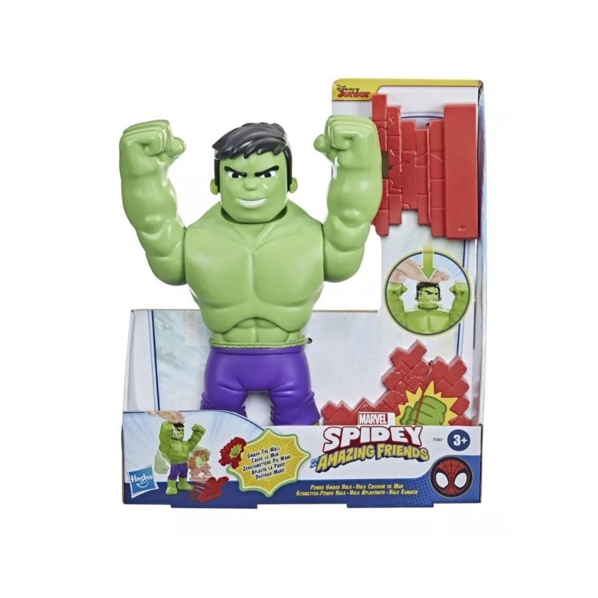 MARVEL - Figura Hulk Aplastante Marvel Spidey And His Amazing Friends