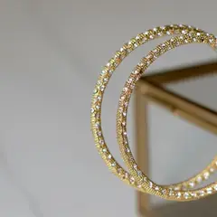 SUCCESS - Aros Little Lo Gold Be You Joyas
