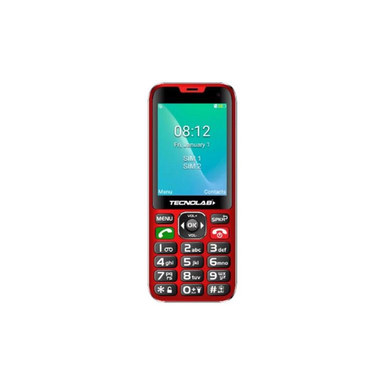 Telefono Senior Adulto Mayor 4G Rojo Doble SIM Card TL487