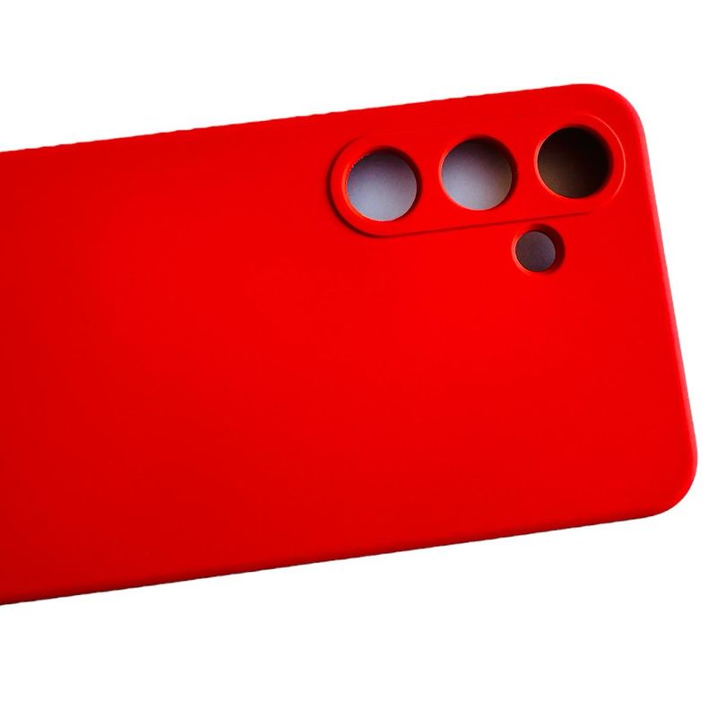 GENERICO - Carcasa Funda Para Samsung S24 Normal Silicona Rojo
