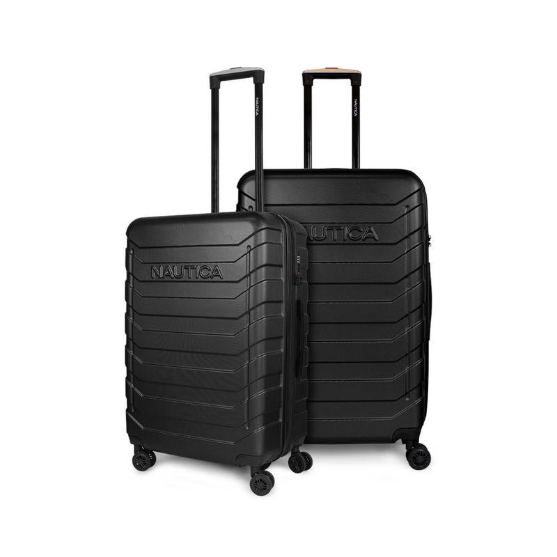 NAUTICA - Pack 2 maletas Mediana 18kg + grande 23kg Soho negro Nautica