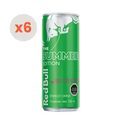 RED BULL - 6x Bebida Energética Fruta del Dragon 250cc