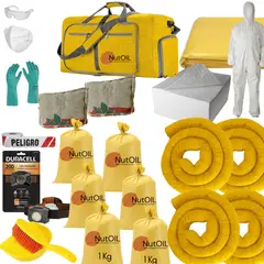 GENERICO - Kit Antiderrames Portátil para Uso Agrícola Tractores 50 Lts