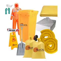 GENERICO - Kit Antiderrame Hidrocarburos y Aceites - Minería 120 LTS