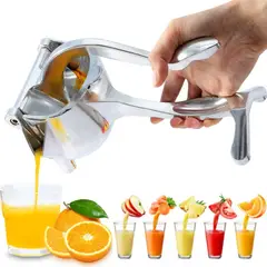 GENERICO - Exprimidor Manual de Aluminio para Jugos Instantáneo