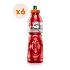GATORADE - 6x Bebida Isotónica Frutas Tropicales 750cc