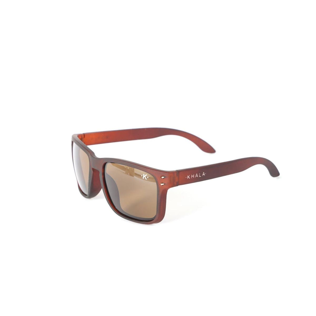 HOMEWELL - Lentes De Sol Wayfarer Café Oscuro Uv400 HOMEWELL