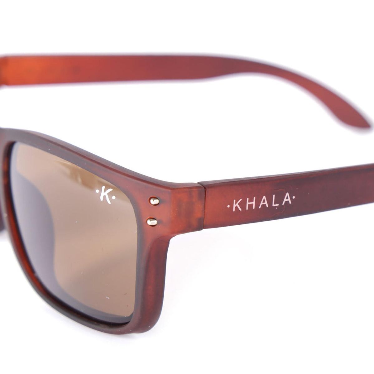 HOMEWELL - Lentes De Sol Wayfarer Café Oscuro Uv400 HOMEWELL