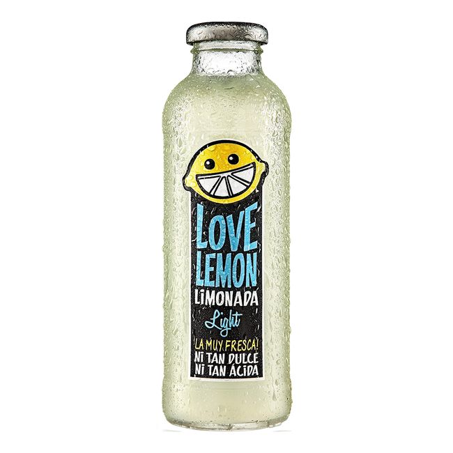 LOVE LEMON - Limonada Love Lemon Light Botella 475cc