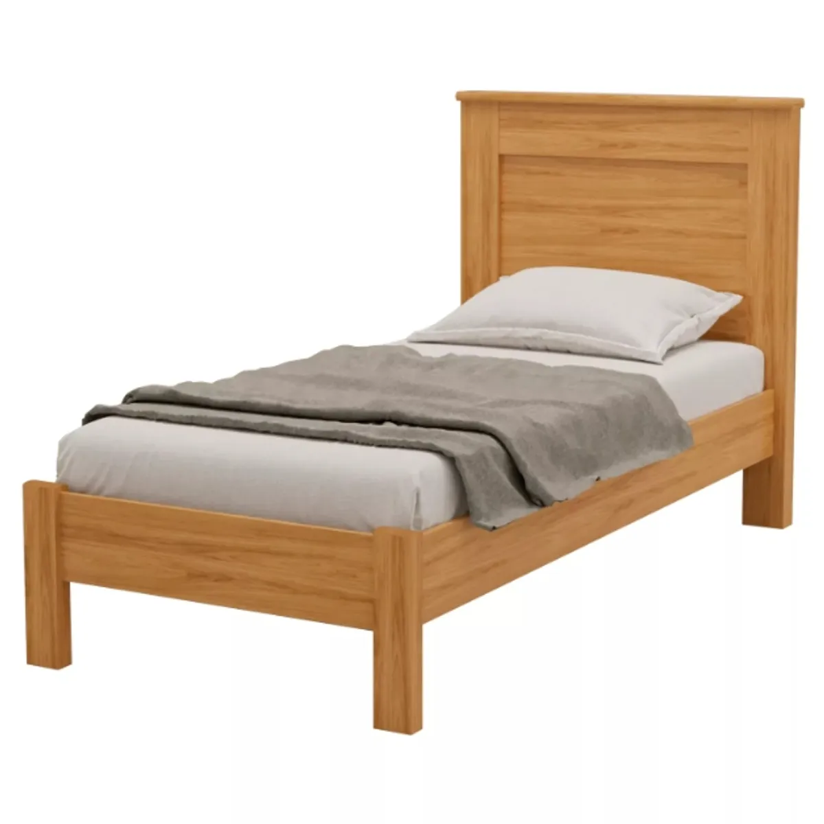 BE DESIGN - CAMA MUNIQUE 1 PLAZA 0,90 x 1,90  - CAMARÚ