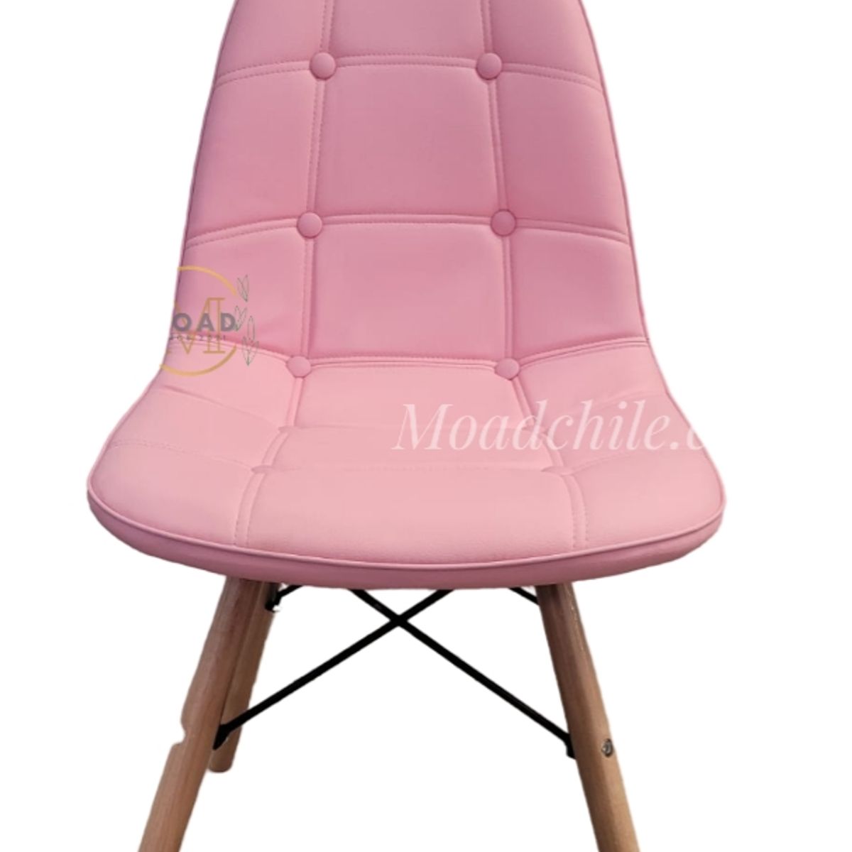 MOAD - Pack 4 Sillas Capitone Rosadas