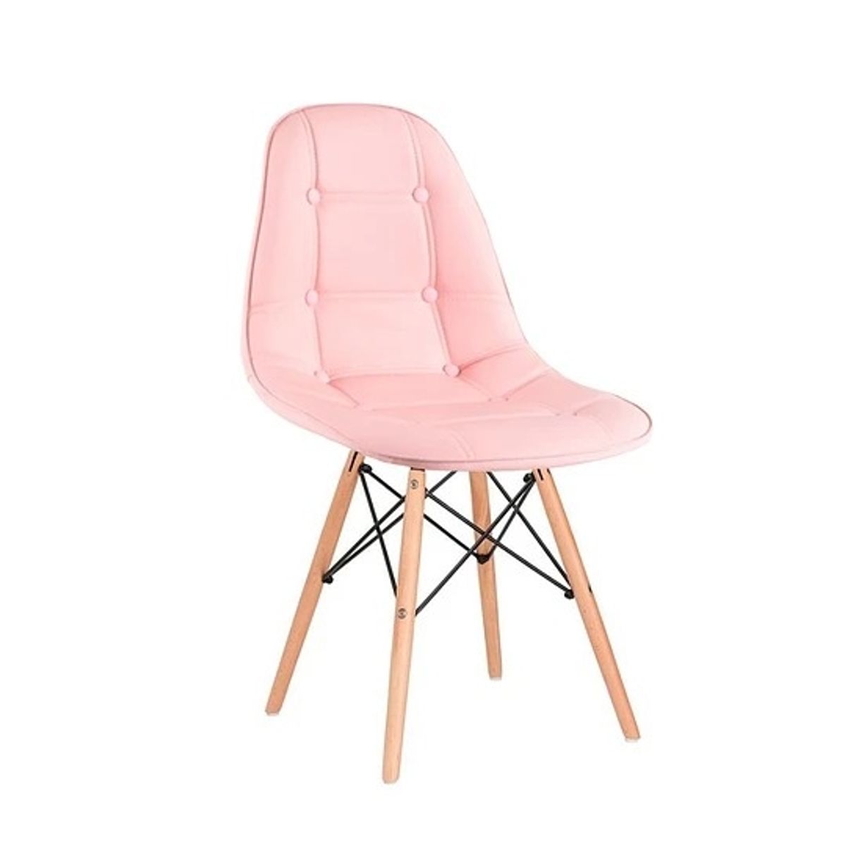 MOAD - Pack 4 Sillas Capitone Rosadas