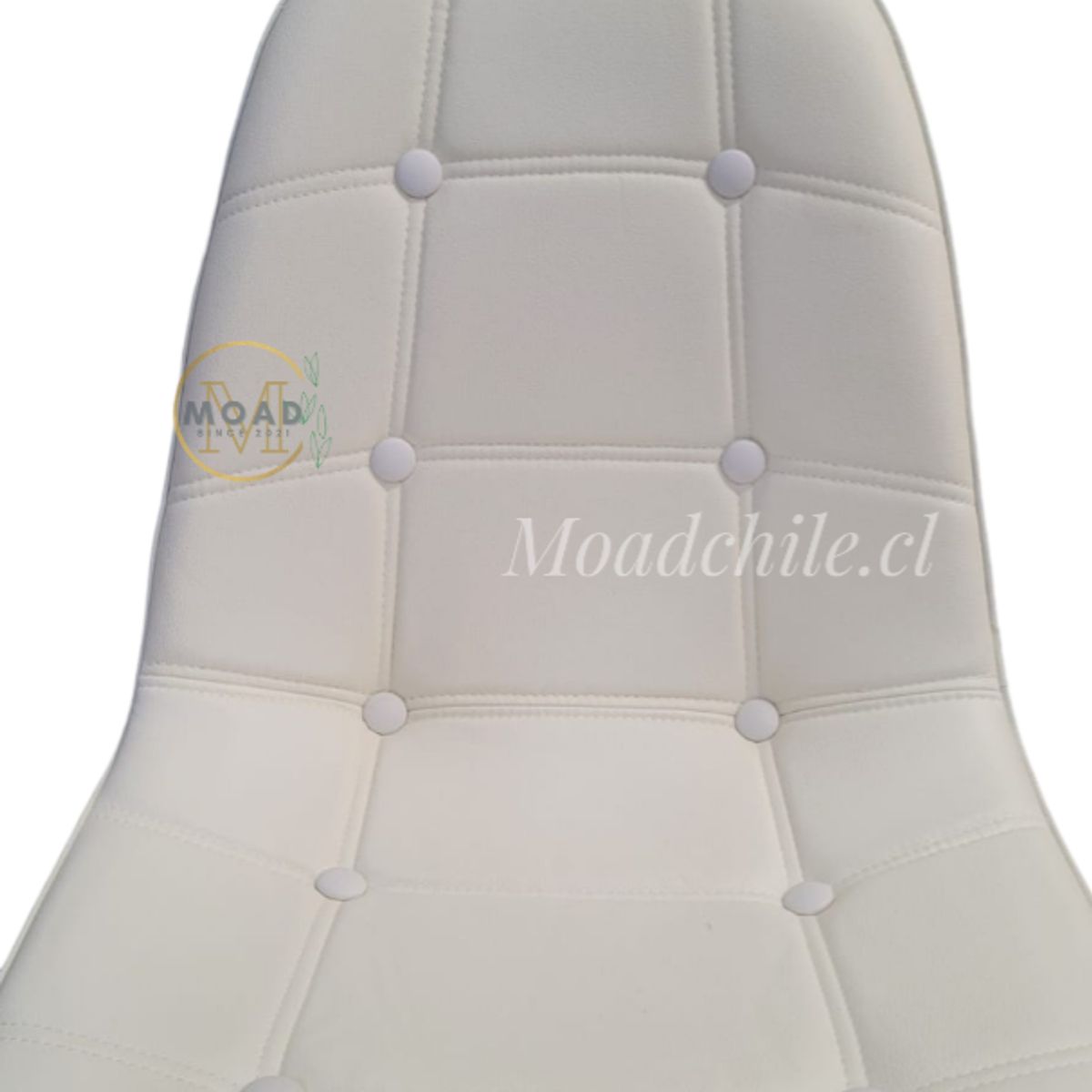MOAD - Pack 6 Sillas Capitone Blancas