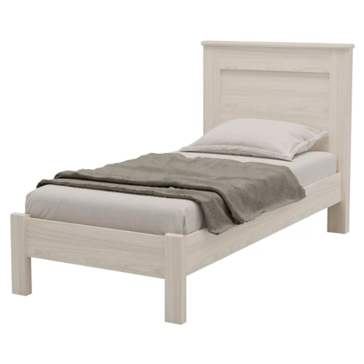 BE DESIGN - CAMA MUNIQUE 1 PLAZA 0,90 x 1,90  - VANILLA