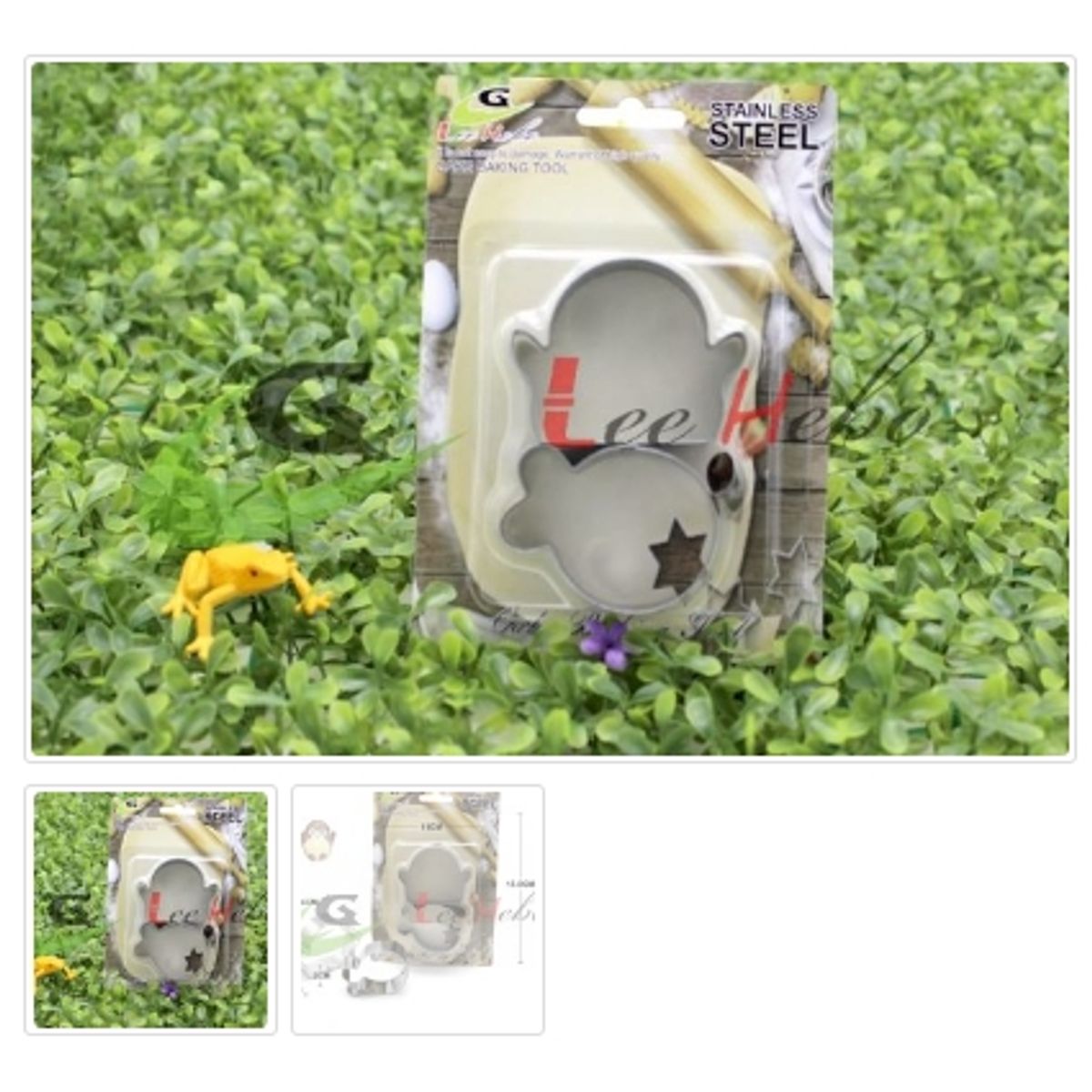 GENERICO - Cortador De Galletas 3 Piezas Metal Figura  Pinguino