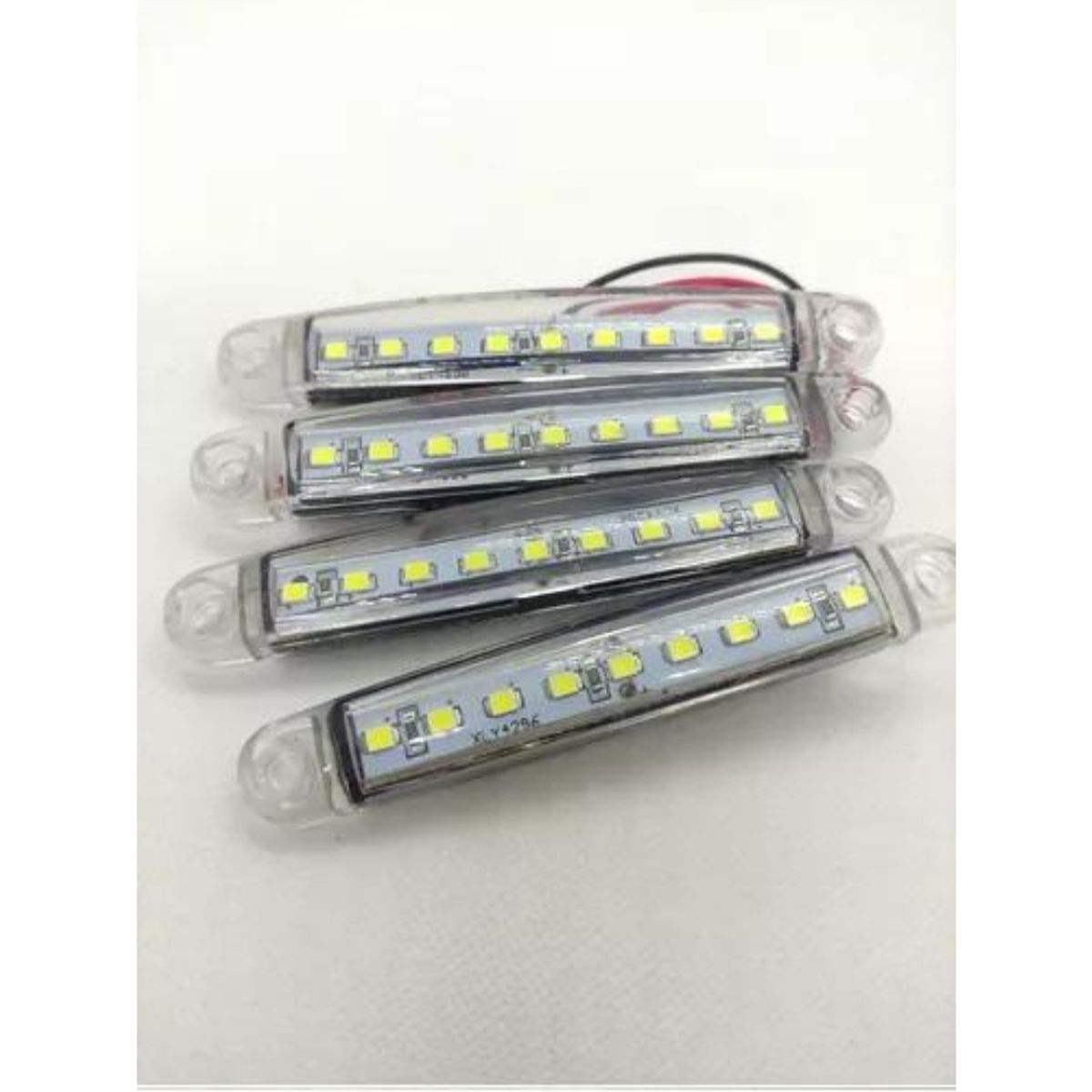 GENERICO - X4 Luz Led Posicion Lateral 1224v Auto Camion Grua BLANCO