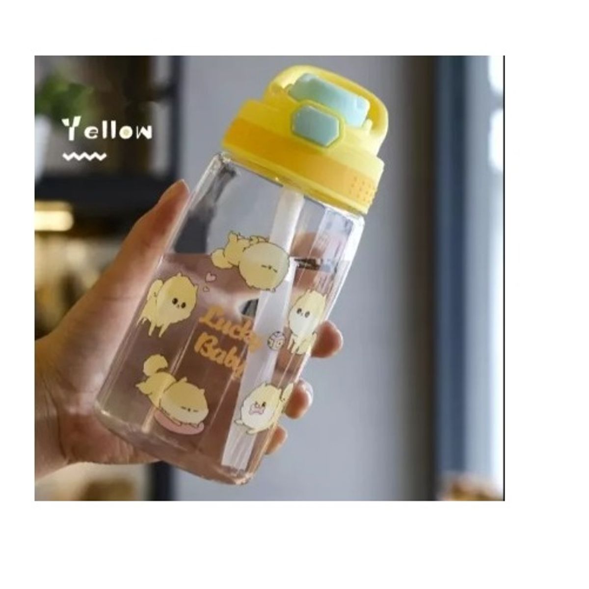 GENERICO - Botella linda de agua de plastico para niños