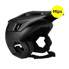 FOX - Casco Bicicleta Dropframe Pro Negro Talla M 54-56