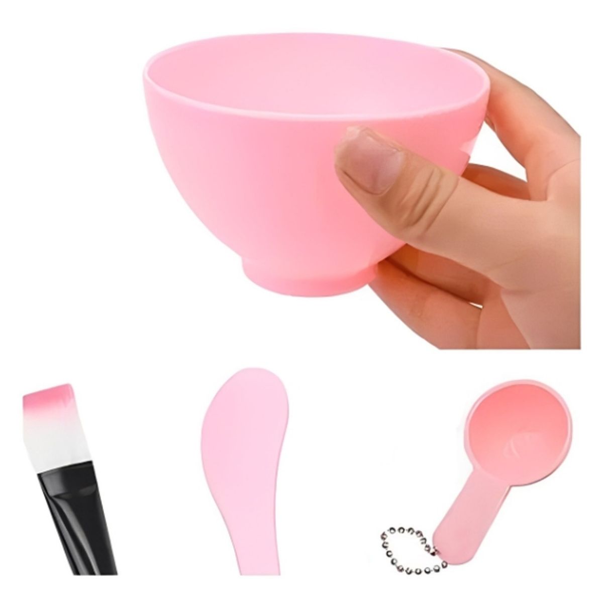 GENERICO - Set Bowl Para Mascarillas Faciales  DISPONIBLE COLOR TURQUESA..-