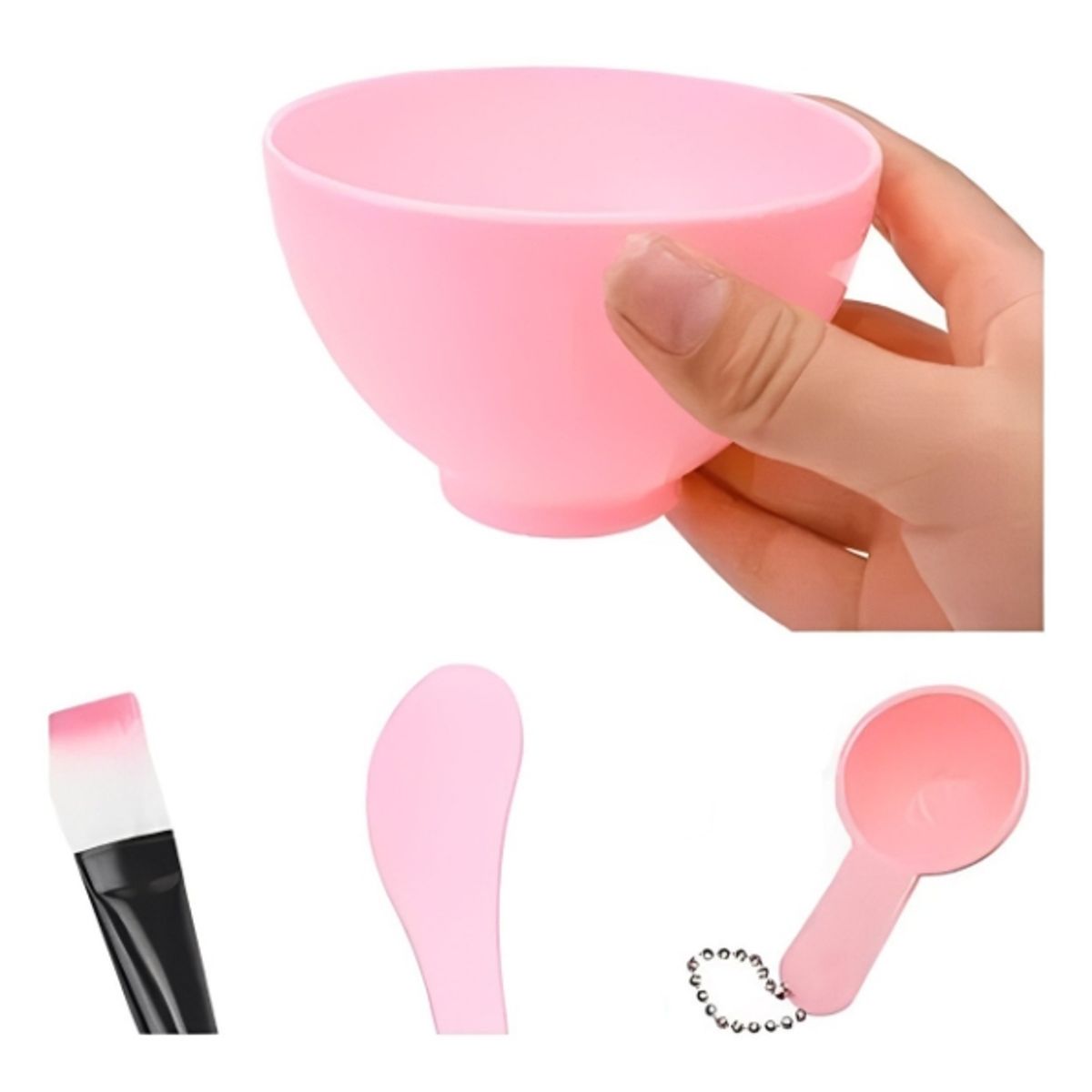 GENERICO - Set Bowl Para Mascarillas Faciales  DISPONIBLE COLOR TURQUESA..-