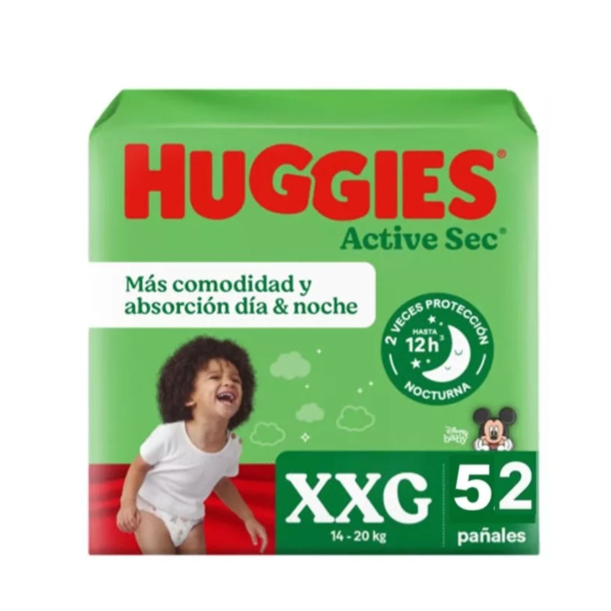 HUGGIES - Maleta Huggies Active Sec 52 Und