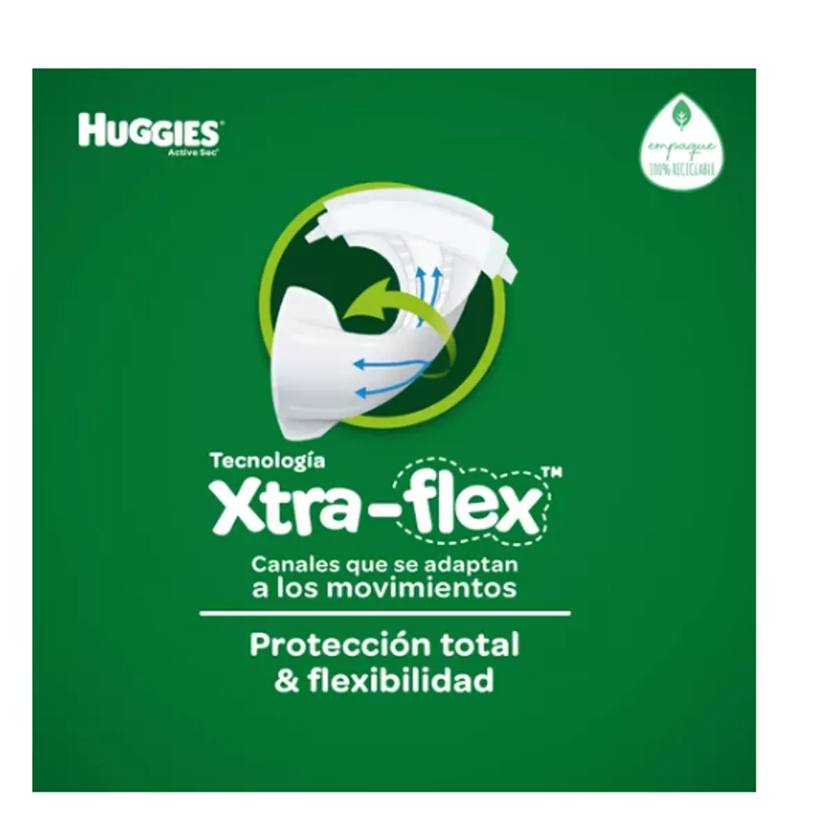 HUGGIES - Maleta Huggies Active Sec XXXG 48 Und