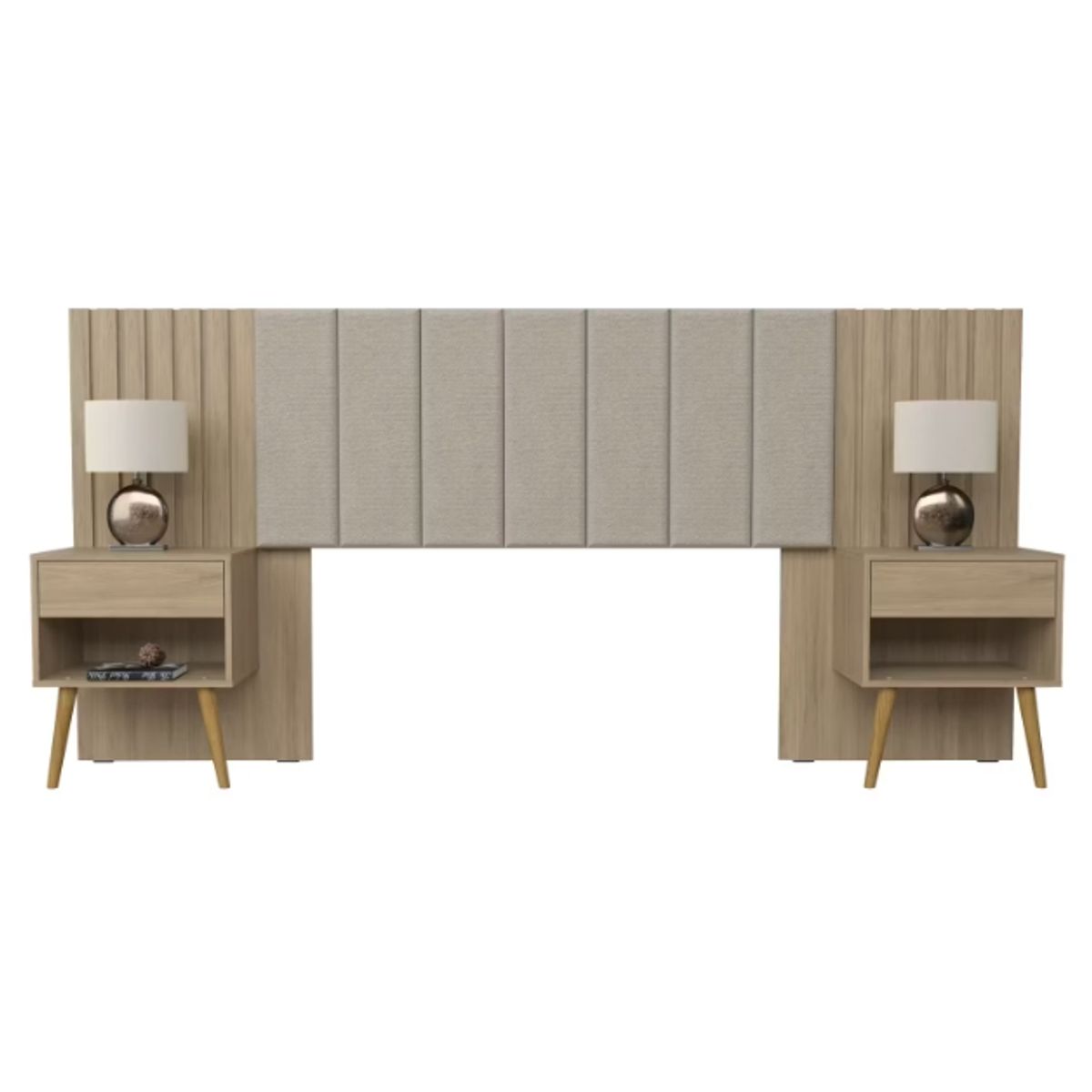 BE DESIGN - Set De Respaldo Zara Para Cama 2 Plaza Hanover