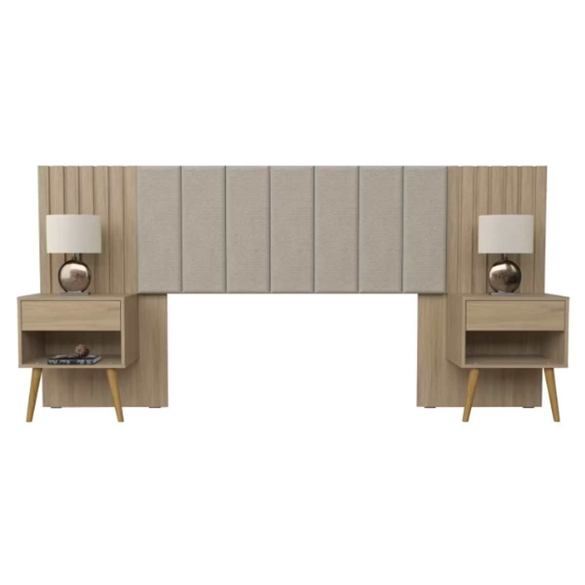 BE DESIGN - Set De Respaldo Zara Para Cama 2 Plaza Hanover