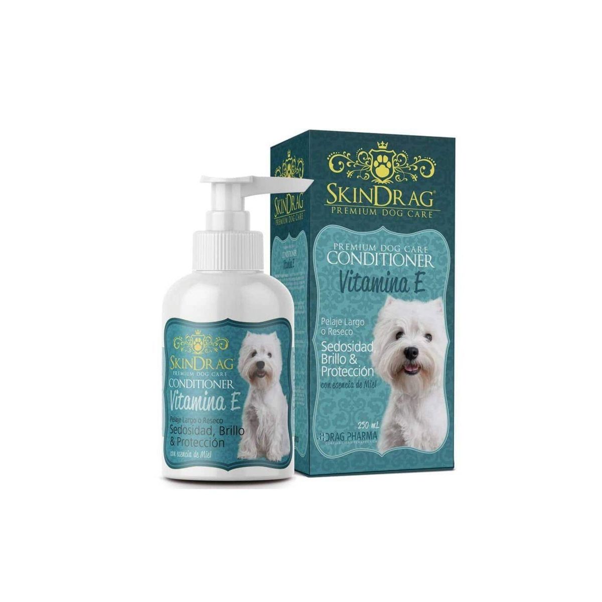 DRAG PHARMA - Acondicionador Premium Skindrag Vitamina E y Miel 250 ml