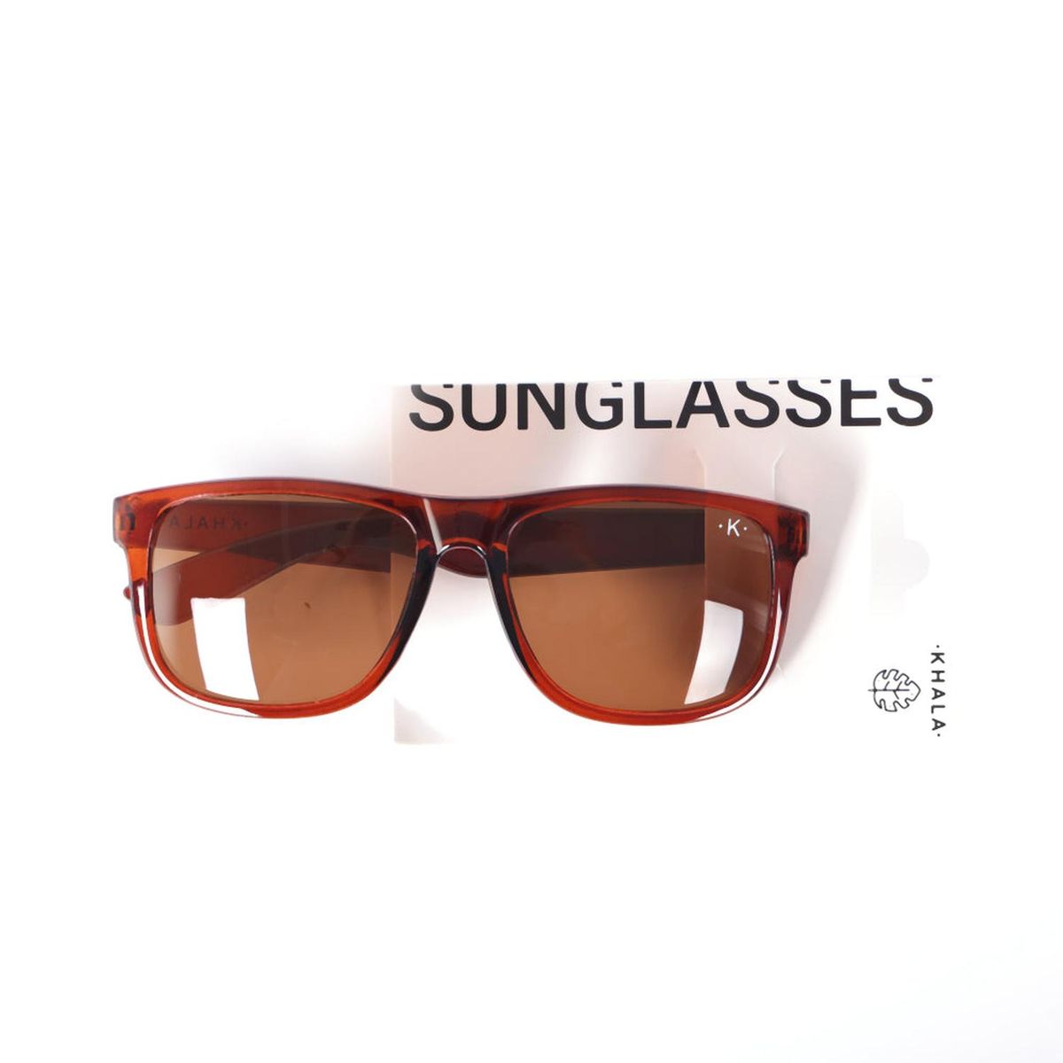 HOMEWELL - Lentes De Sol Wayfarer Café Uv400 HOMEWELL